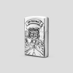 فندک گازی طرح جاده مدل Route 66 کد Ork-244d3 - Image 3