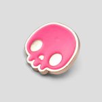 پین فلزی اسکلتی مدل Pink Skull کد Frh161d4 - Image 2