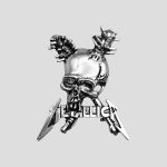پین فلزی اسکلتی مدل Metallica کد Frh231d2