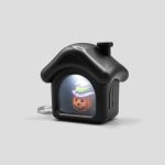 جاکلیدی چراغ دار کدو هالووین طرح کلبه کد Frh-611d2 - Image 2