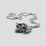 پلاک و گردنبند اسکلتی طرح جمجمه گلادیاتور کد Njd-492d3 - Image 4