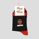 جوراب ساق بلند اسکلتی هپی مپی مدل Deadpool کد Nyn-463d6 - Image 2