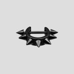 پیرسینگ حلقه اسپایک دار مدل Small-R کد Hsn-834d2 - Image 4
