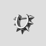 پیرسینگ حلقه اسپایک دار مدل Small-R کد Hsn-834d2 - Image 3