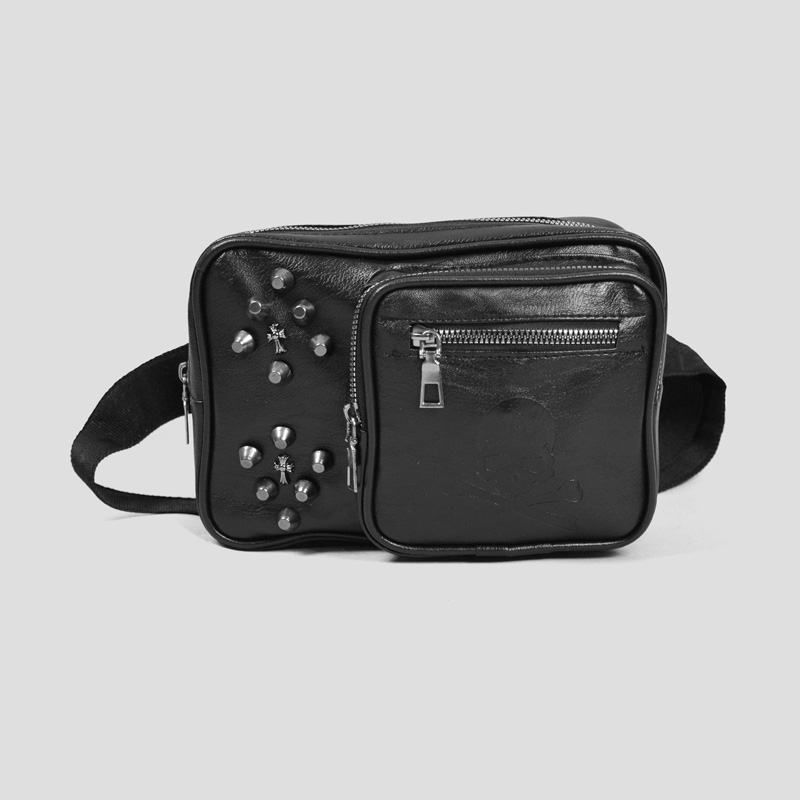 42888- کیف کمری اسکلتی مدل Chrome Hearts (1) کیف کمری و بگ بادی اسکلتی مدل Chrome Hearts کد Phs-564d2 - Image 1