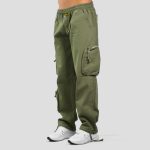 شلوار کارگو مدل Balenciaga رنگ یشمی کد Spl-583d3 - Image 4