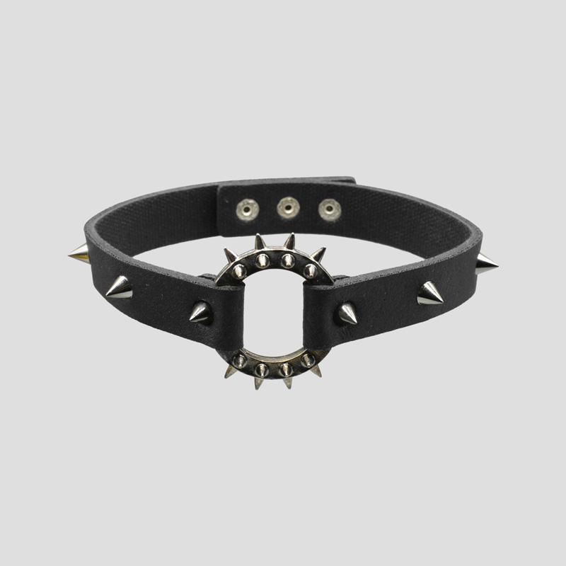 43868- گردنبند چوکر مدل Spiked Ring (1) گردنبند چوکر مدل Spiked Ring کد Frh-121d02 - Image 1