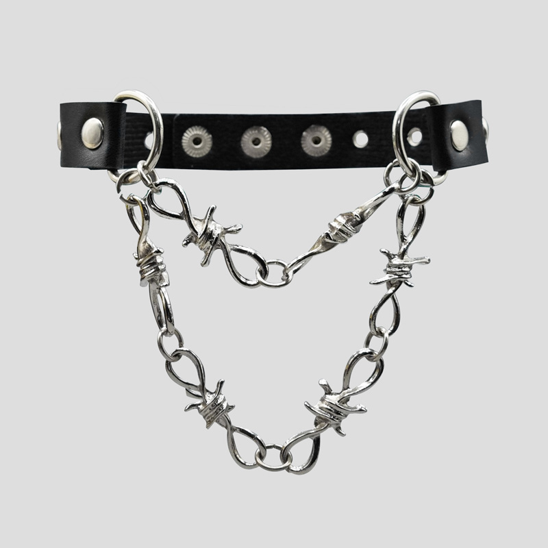 43869- گردنبند چوکر مدل Barbed Wire (1) گردنبند چوکر مدل Barbed Wire کد Frh-121d03 - Image 1