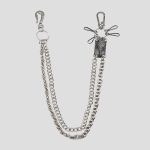 زنجیر شلوار دو رشته طرح جمجمه کلاغ وایکینگی کد Frh-108d3