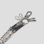 زنجیر شلوار دو رشته طرح جمجمه کلاغ وایکینگی کد Frh-108d3 - Image 2