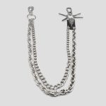 زنجیر شلوار دو رشته طرح جمجمه کلاغ وایکینگی کد Frh-108d3 - Image 4