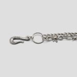 زنجیر شلوار اسکلتی دو رشته طرح سیم خاردار مدل Black Label کد Frh-108d6 - Image 3