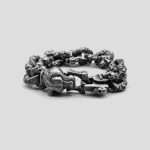 دستبند اسکلتی استیل مدل Tiger & Skulls کد Njd-744d2 - Image 5