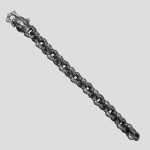 دستبند اسکلتی استیل مدل Tiger & Skulls کد Njd-744d2 - Image 4