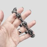 دستبند اسکلتی استیل مدل 21Skulls کد Njd-744d4 - Image 3