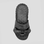 دمپایی اسکلتی مدل Angry Skull رنگ مشکی کد Drk-557d2 - Image 4