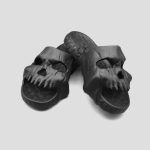 دمپایی اسکلتی مدل Angry Skull رنگ مشکی کد Drk-557d2 - Image 8