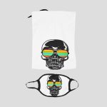 ست ماسک و اسکارف بند دار اسکلتی مدل Sunglasses کد Phs-517d2 - Image 2