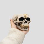 زیرسیگاری جمجمه ساده مدل Golden Skull کد Shah384 - Image 4