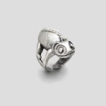 انگشتر آفتاب پرست مدل Silver Chameleon کد Vrn352 - Image 2