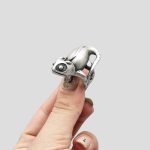انگشتر آفتاب پرست مدل Silver Chameleon کد Vrn352 - Image 5
