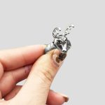 انگشتر استیل طرح گوزن مدل Gem eyes کد Vns657 - Image 5