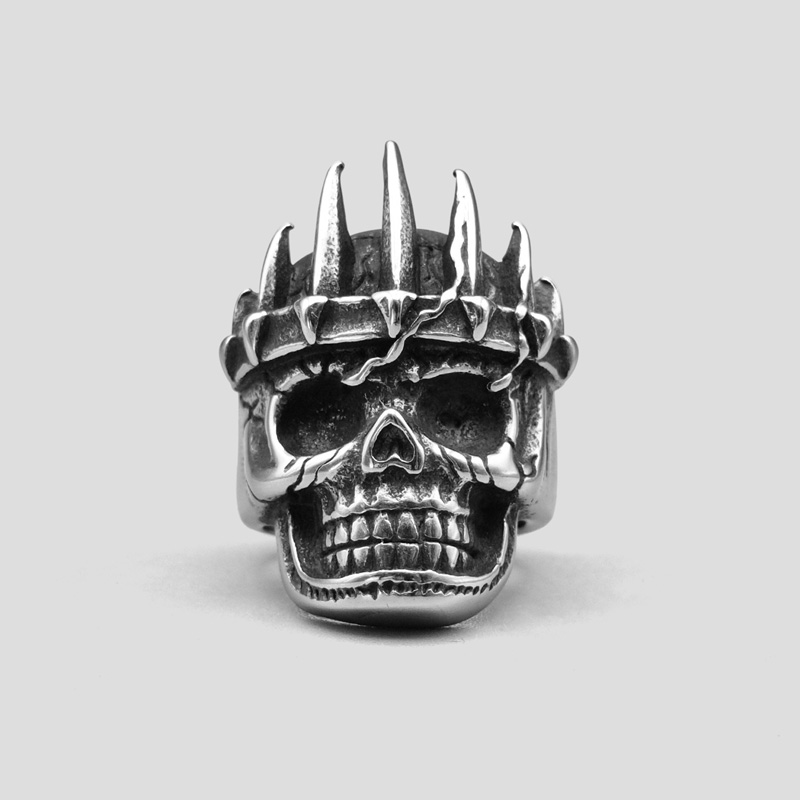 45523- انگشتر اسکلتی پادشاه مدل King of Skulls (1) انگشتر اسکلتی پادشاه مدل King of Skulls کد Njd-794 - Image 1