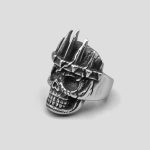 انگشتر اسکلتی پادشاه مدل King of Skulls کد Njd-794 - Image 3