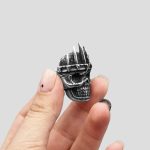 انگشتر اسکلتی پادشاه مدل King of Skulls کد Njd-794 - Image 5
