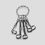 دستبند انگشتری نگین دار مدل 3Skulls کد Frh-331d3 - Image 3