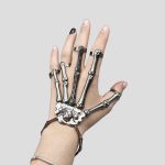 دستبند انگشتری نگین دار مدل 3Skulls کد Frh-331d3 - Image 2