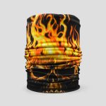 اسکارف بند دار اسکلتی مدل Fire Skull کد Dbm-625d3 - Image 2