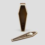 جاعودی اسکلتی چوبی طرح تابوت کد Bhrz-392 - Image 4