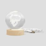 گوی کریستالی چراغ دار طرح جمجمه کد Frh-379d6 - Image 3
