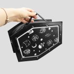 کیف دوشی اسکلتی طرح تابوت مدل Moon & Stars کد Dbm-575d5 - Image 8