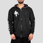 سویشرت طرح صلیب مدل Chrome Hearts کد Spl-023d3 رنگ مشکی