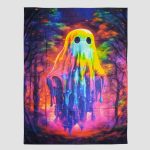 بک دراپ بلک لایت روح سرگردان مدل Colored Ghost کد Dbm-511d1 (200×150 سانتیمتر)