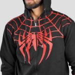 سویشرت مرد عنکبوتی مدل Spiderman کد Spl-023d6 رنگ مشکی - Image 6