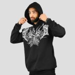 هودی اسکلتی مدل Back Bones کد Spr-538d6 - Image 3