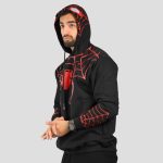 هودی مرد عنکبوتی مدل Spiderman کد Spl-538d7 رنگ مشکی - Image 4