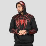هودی مرد عنکبوتی مدل Spiderman کد Spl-538d7 رنگ مشکی - Image 6