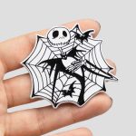 پین فلزی جک اسکلینگتون مدل Spider Web کد Moe-231d6 - Image 2