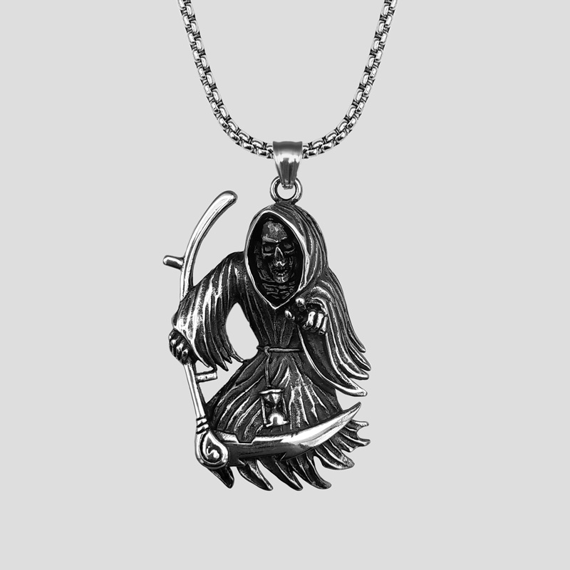 46606- گردنبند اسکلت استیل مدل Sons of Anarchy (1) پلاک و گردنبند اسکلت استیل مدل Sons of Anarchy کد Fsi-525d5 - Image 1