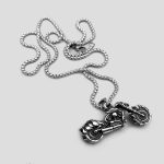 پلاک و گردنبند استیل موتور اسکلتی مدل Ghost Rider کد Fsi-525d6 - Image 3
