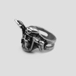 انگشتر طرح اسکلت موتورسوار مدل Harley Rider کد Fsi295 - Image 4