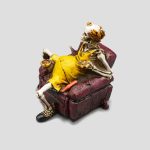 مجسمه اسکلت پسر مدل Couch Potato کد Shah-032 - Image 3