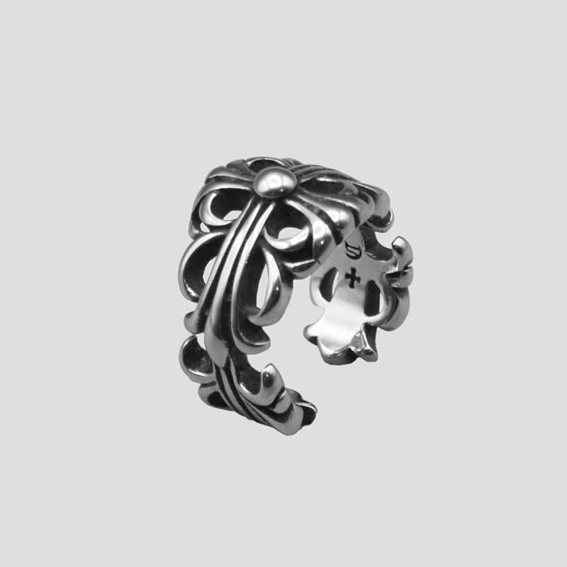 47037- انگشتر صلیب کروم هارتز مدل Broken-Chrome (1) انگشتر صلیب کروم هارتز مدل Broken-Chrome کد Njd708 - Image 1