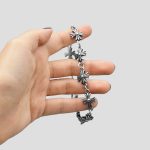 دستبند استیل طرح صلیب کروم هارتز کد Njd-361d2 - Image 4