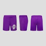 ست رکابی و شلوارک اسکلتی مدل Gym Club رنگ بنفش کد Py-281d2 - Image 3