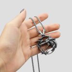 پلاک و گردنبند استیل گرگ ویچر کد Njd-546d6 - Image 3